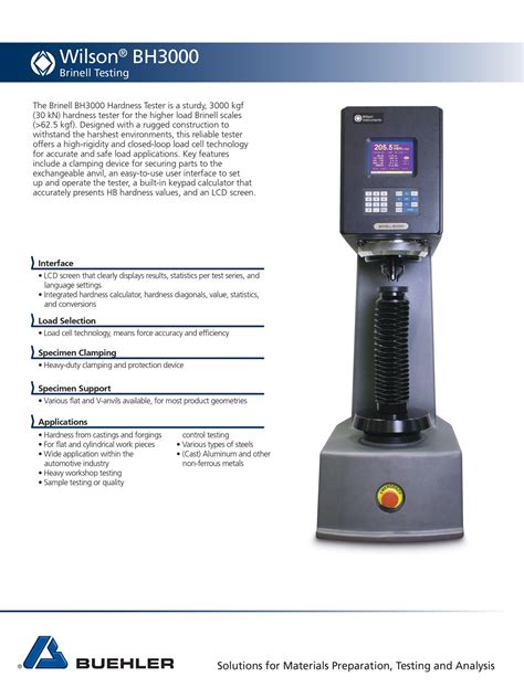 wolpert brinell hardness tester|wilson brinell hardness tester.